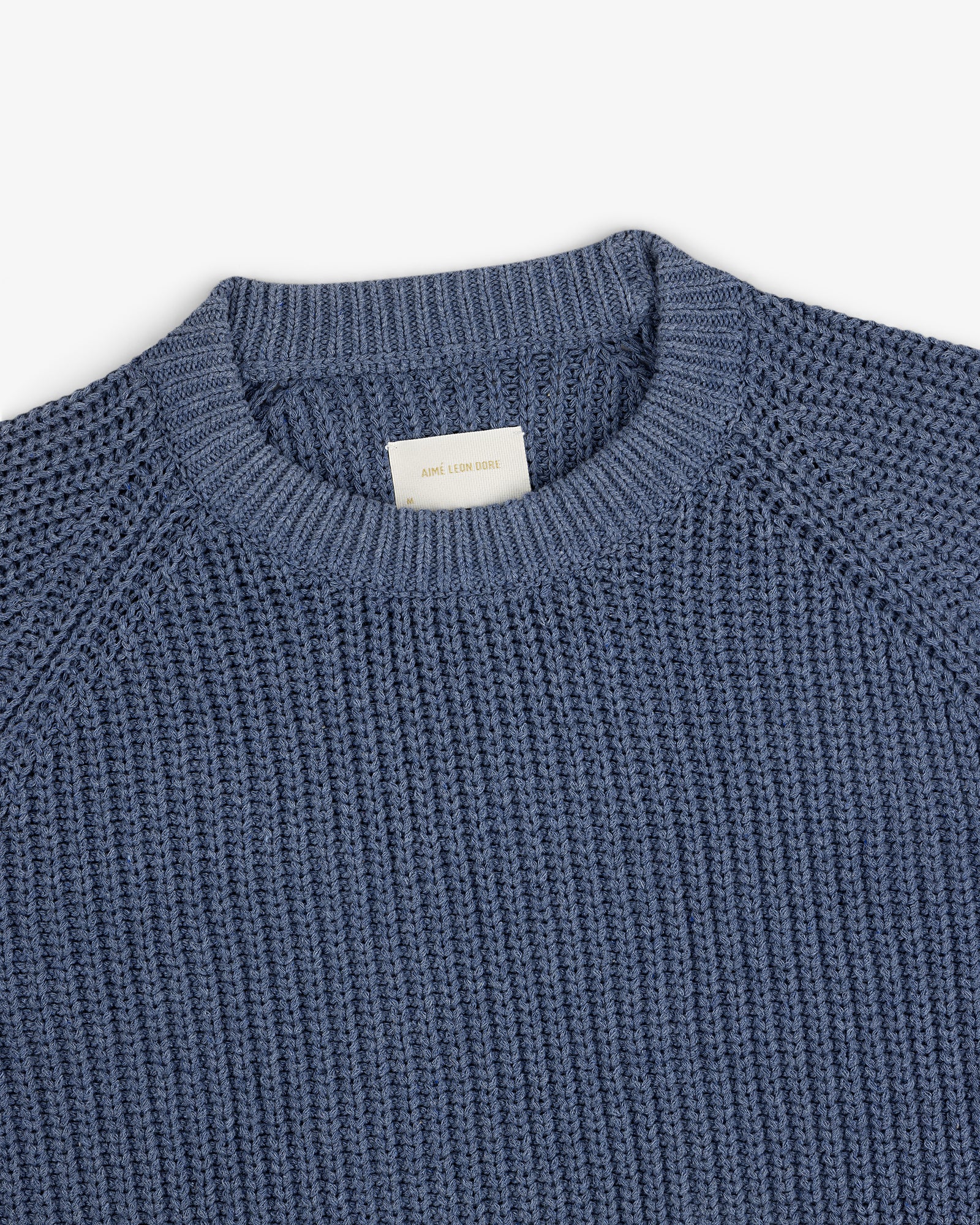 Knit Denim Crewneck Sweater – Aimé Leon Dore EU