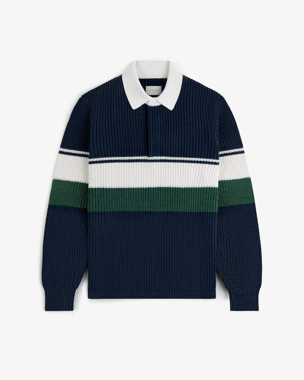 Striped Knit Rugby