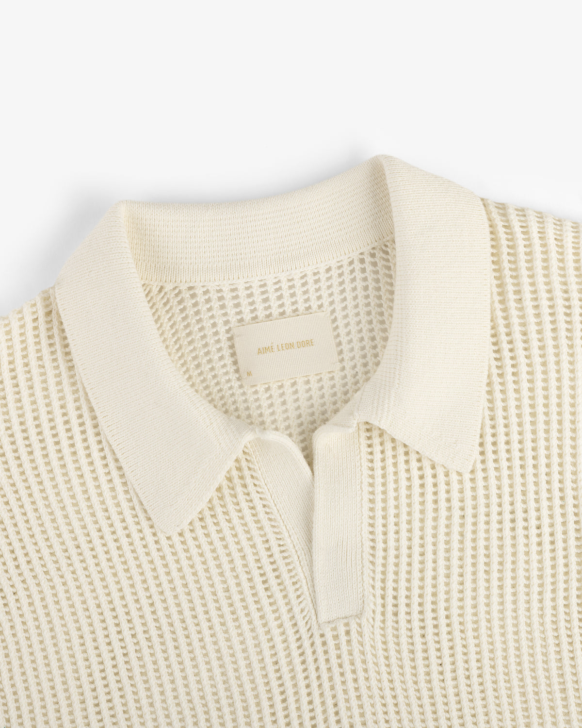 Mesh Knit Polo – Aimé Leon Dore EU