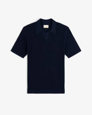 Mesh Knit Polo