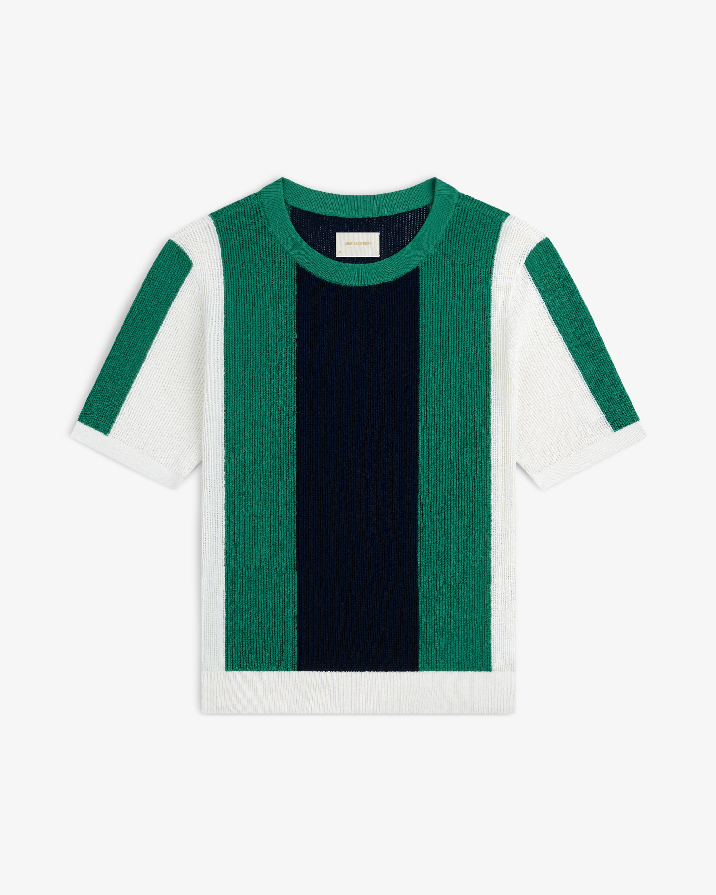 Striped Mesh Knit Tee – Aimé Leon Dore EU