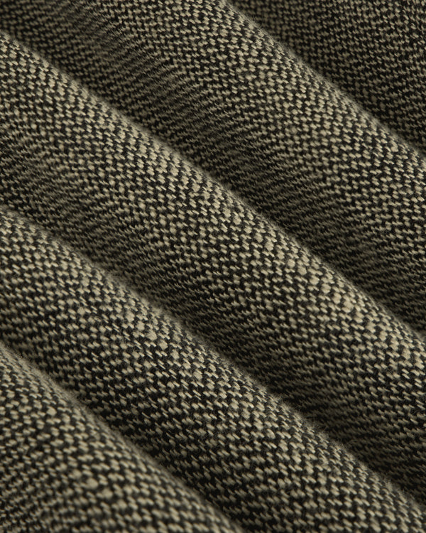 Single-Breasted Yarn Dyed Linen Suit Jacket