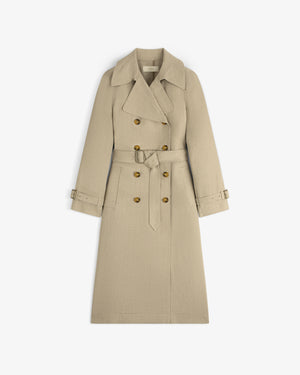 Linen Trench Coat