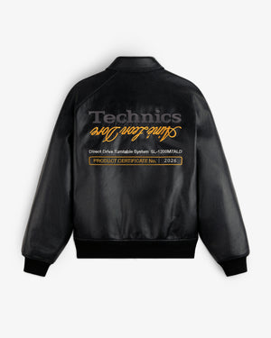 ALD / Technics Varsity Leather Jacket