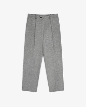 Houndstooth Pleated Trouser