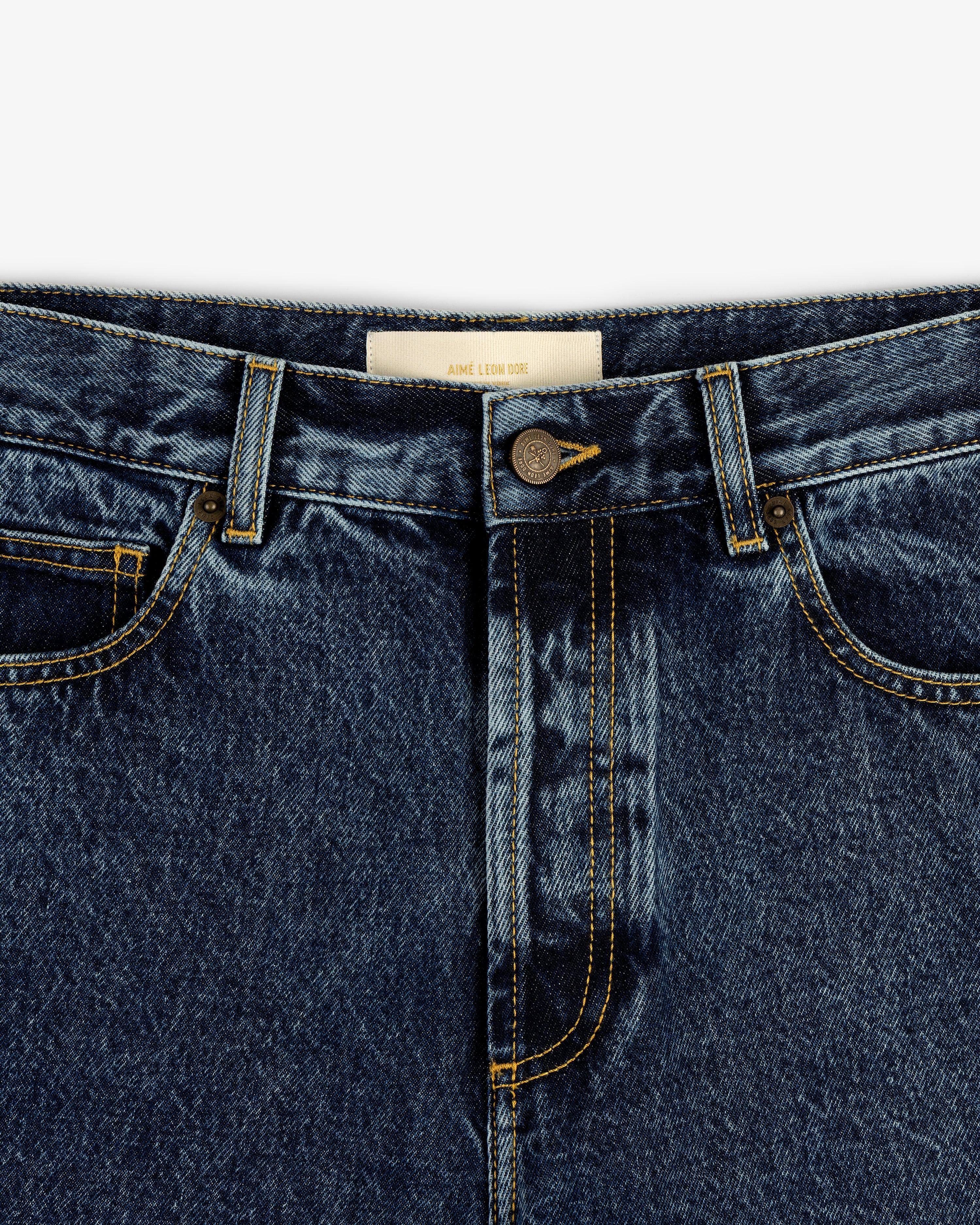 Relaxed     Fit 5-Pocket Denim Pant