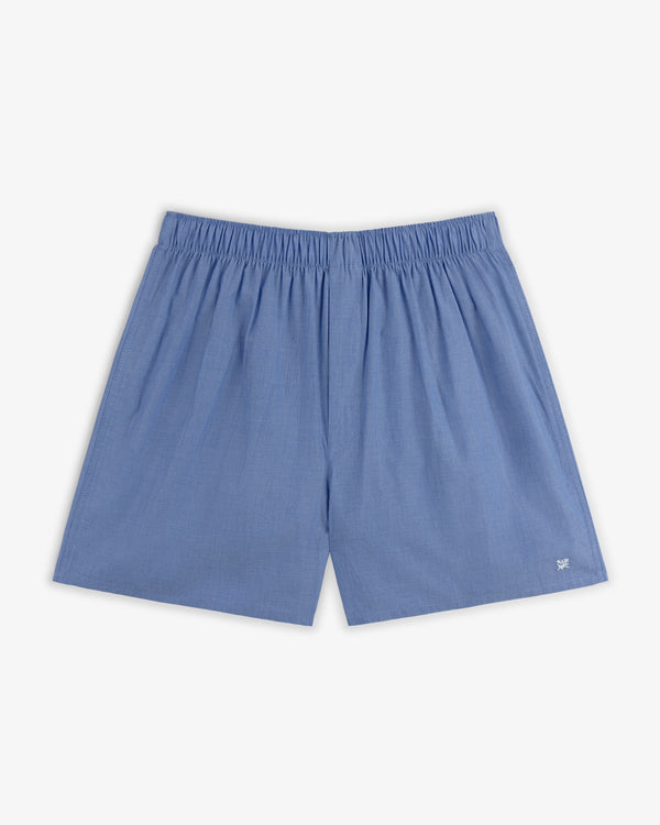 Light blue Boxer Short 2-Pack for men with elastic waistband, shown flat on a plain white background.