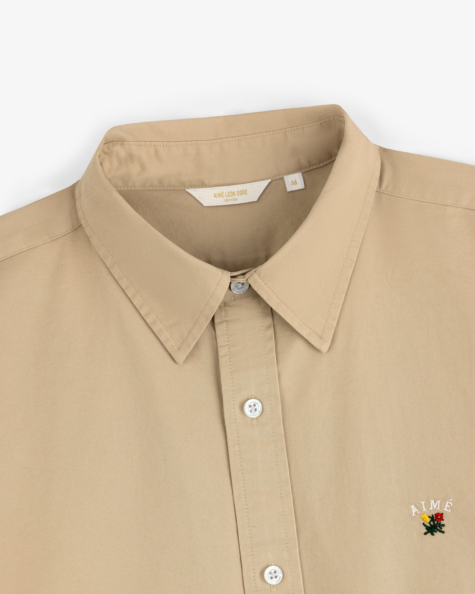Aime Leon Dore エメレオン　ベージュストライプ長袖シャツ Leon Overshirt – Aimé Leon Dore EU