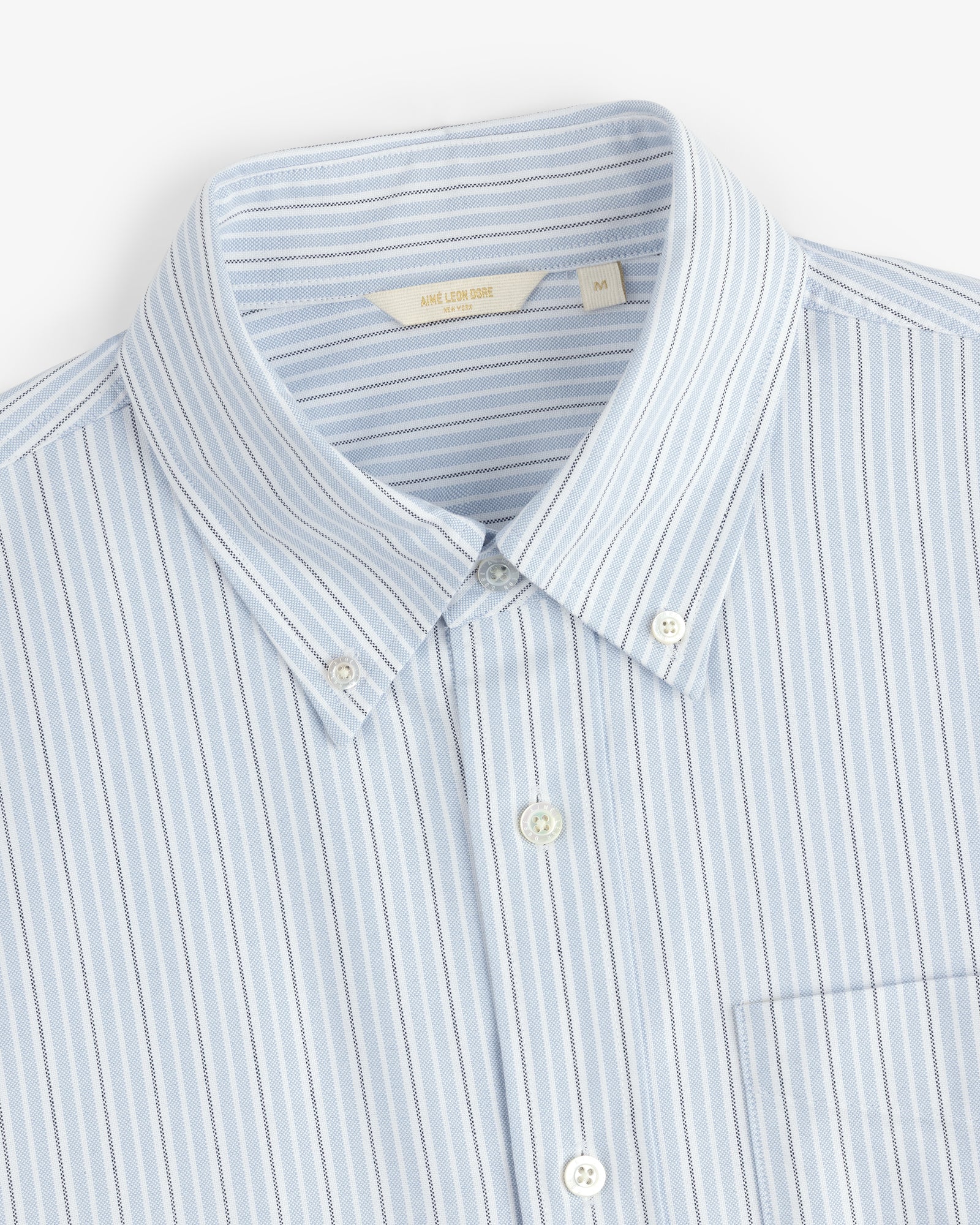 Yarn Dyed Striped Crest Shirt