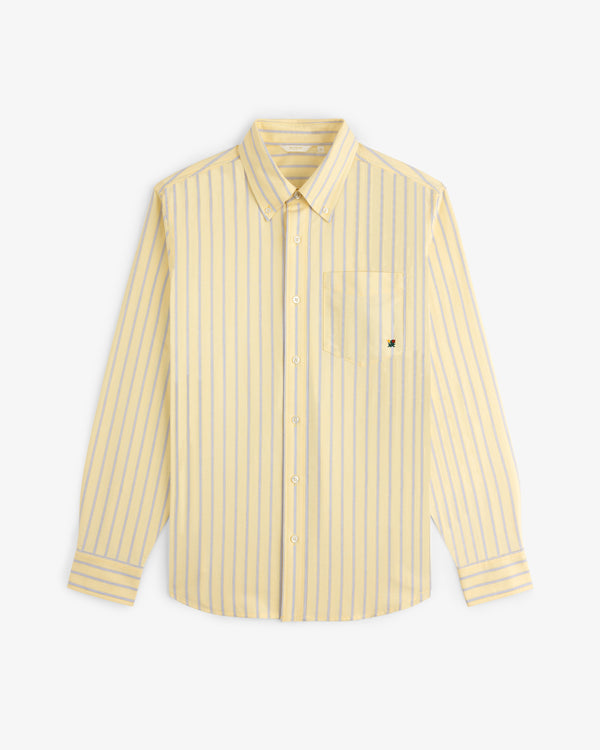 Yarn Dyed Striped Crest Shirt