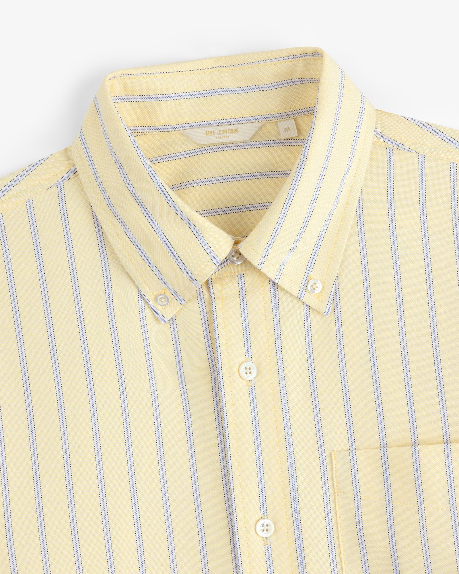Yarn Dyed Striped Crest Shirt
