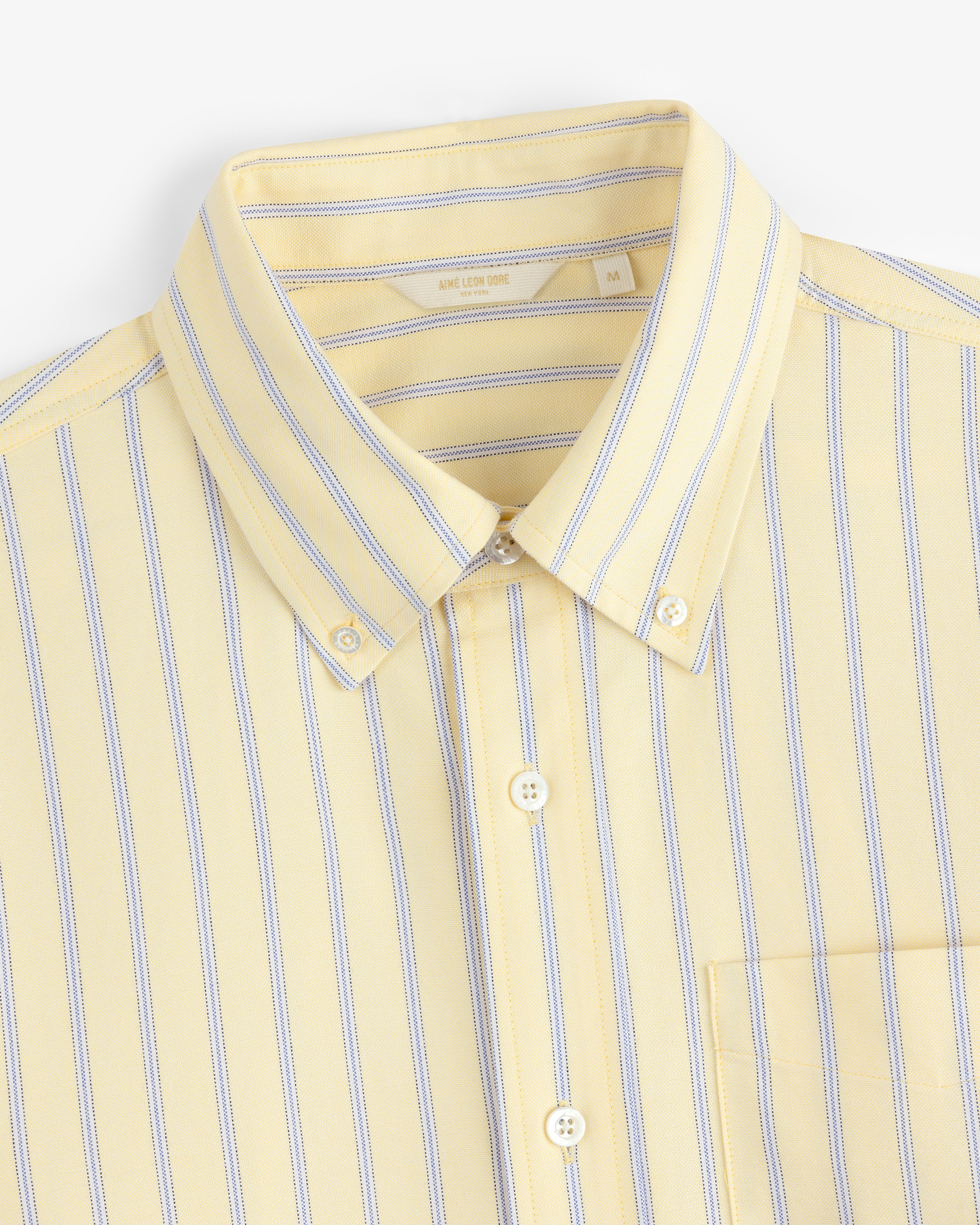 Yarn Dyed Striped Crest Shirt