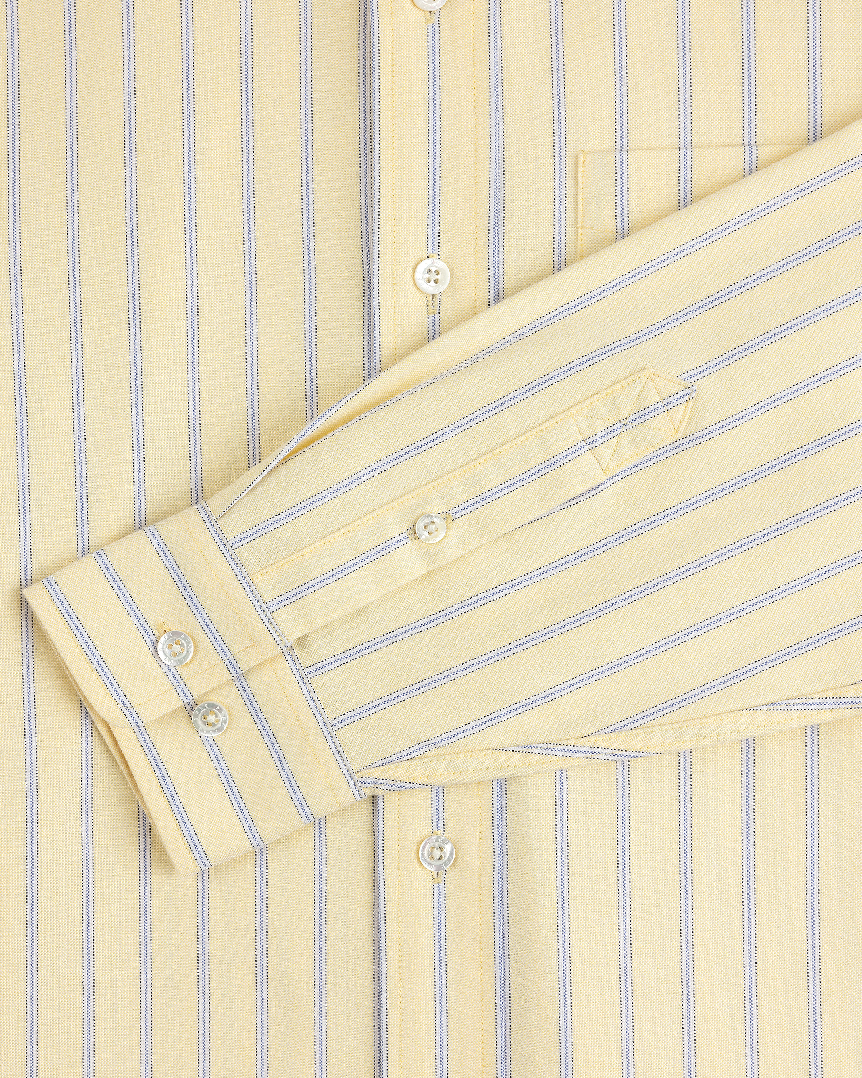 Yarn Dyed Striped Crest Shirt