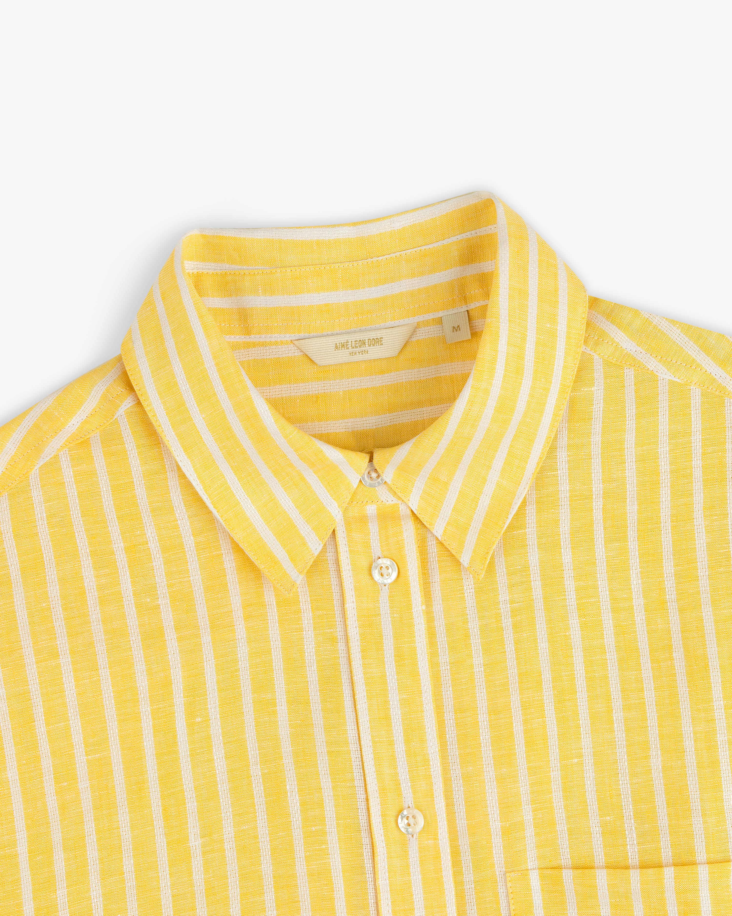 aime leon dore リネンシャツ Striped Linen Casual Shirt – Aimé Leon Dore EU