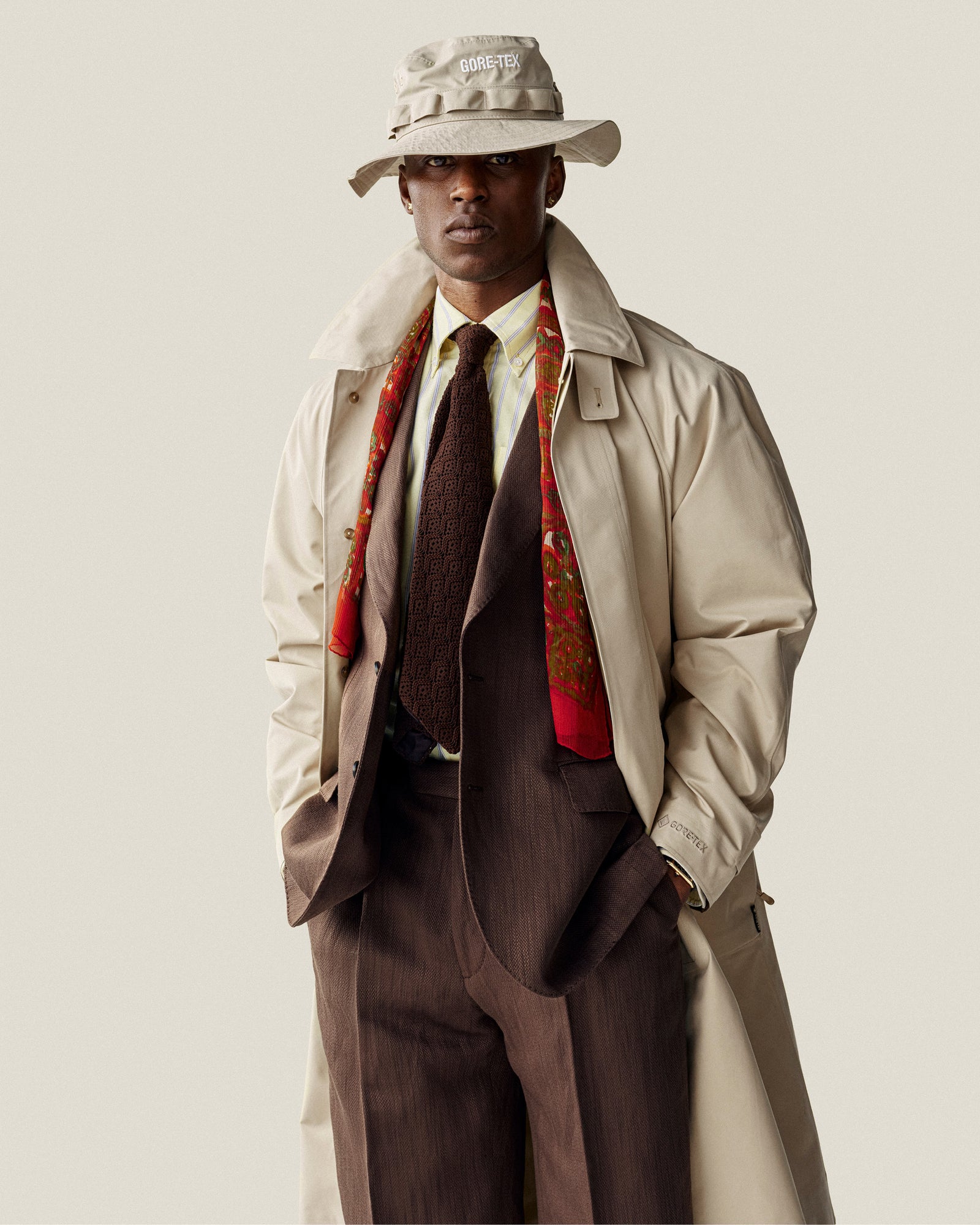 Yarn Dyed Striped Crest Shirt