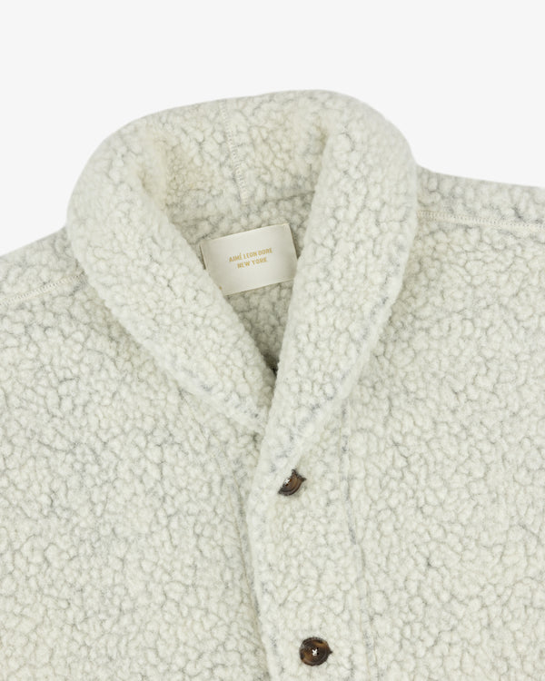 Shawl Collar Fleece Pullover
