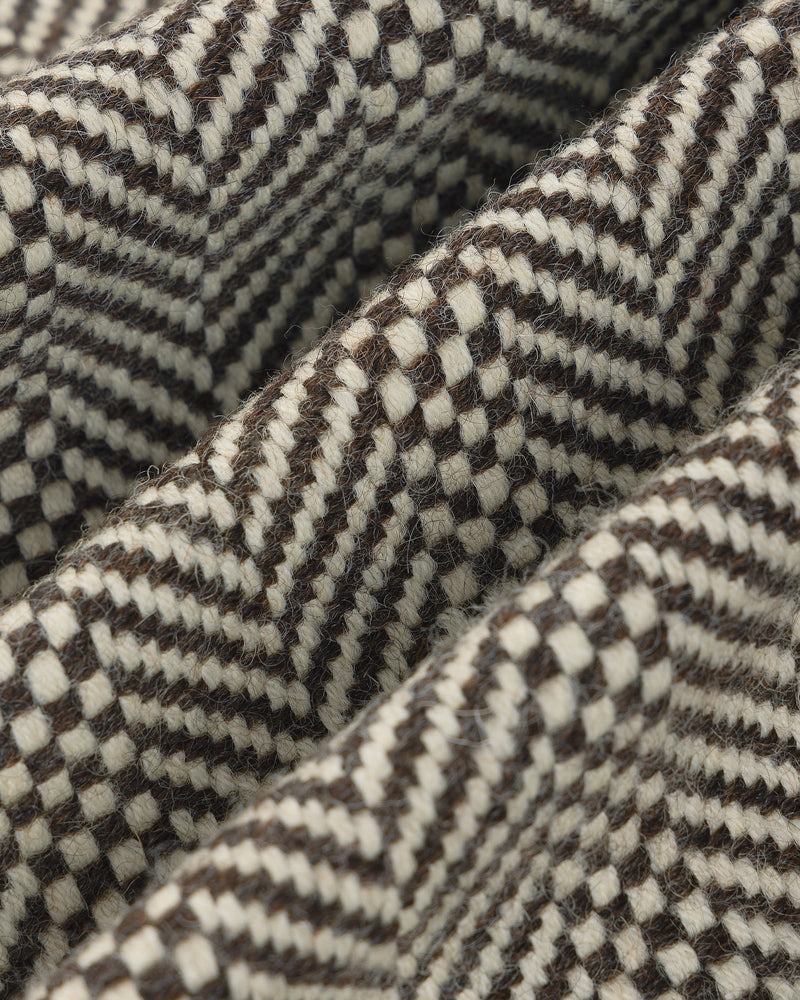 Wool Herringbone Overcoat