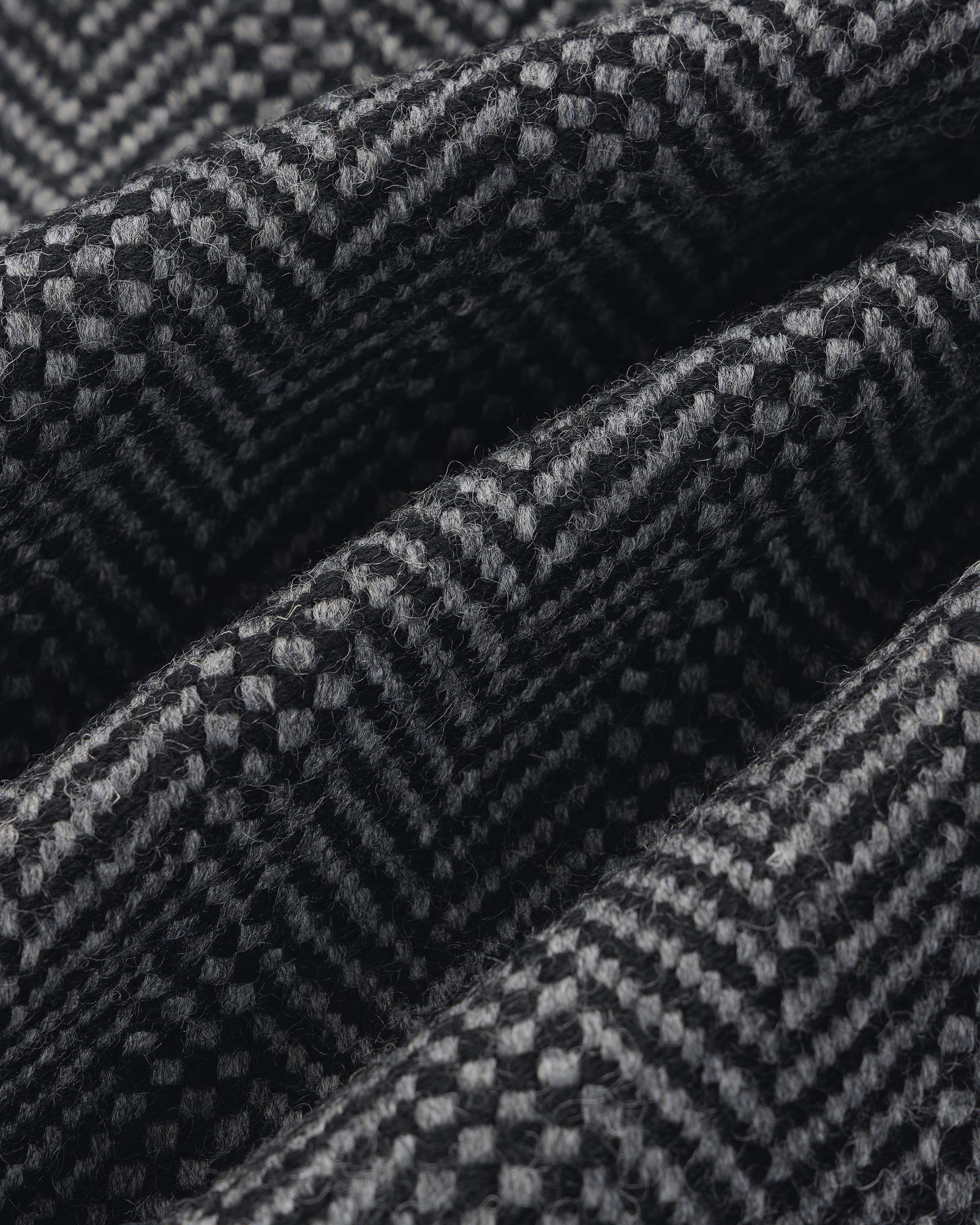 Wool Herringbone Overcoat