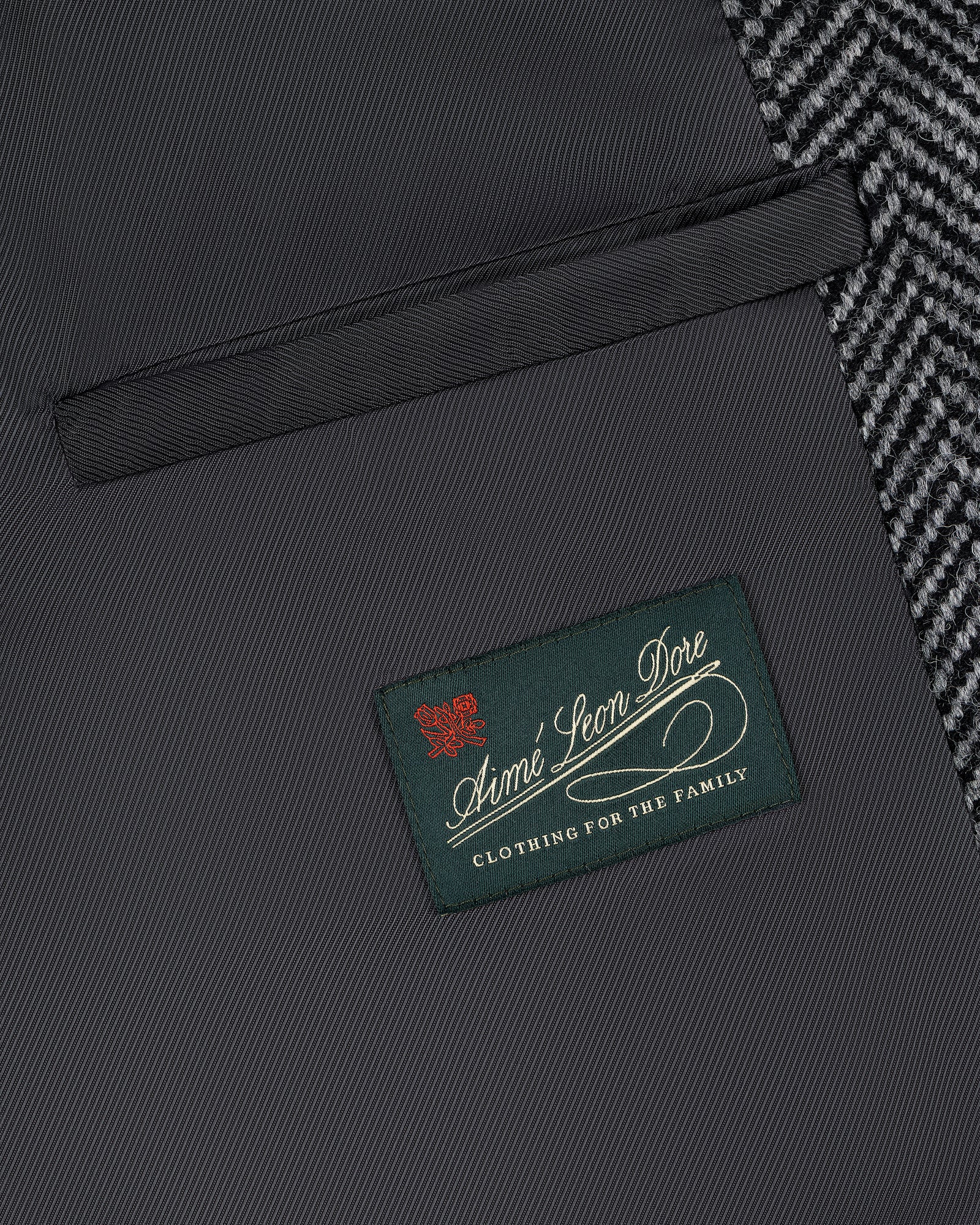 Wool Herringbone Overcoat