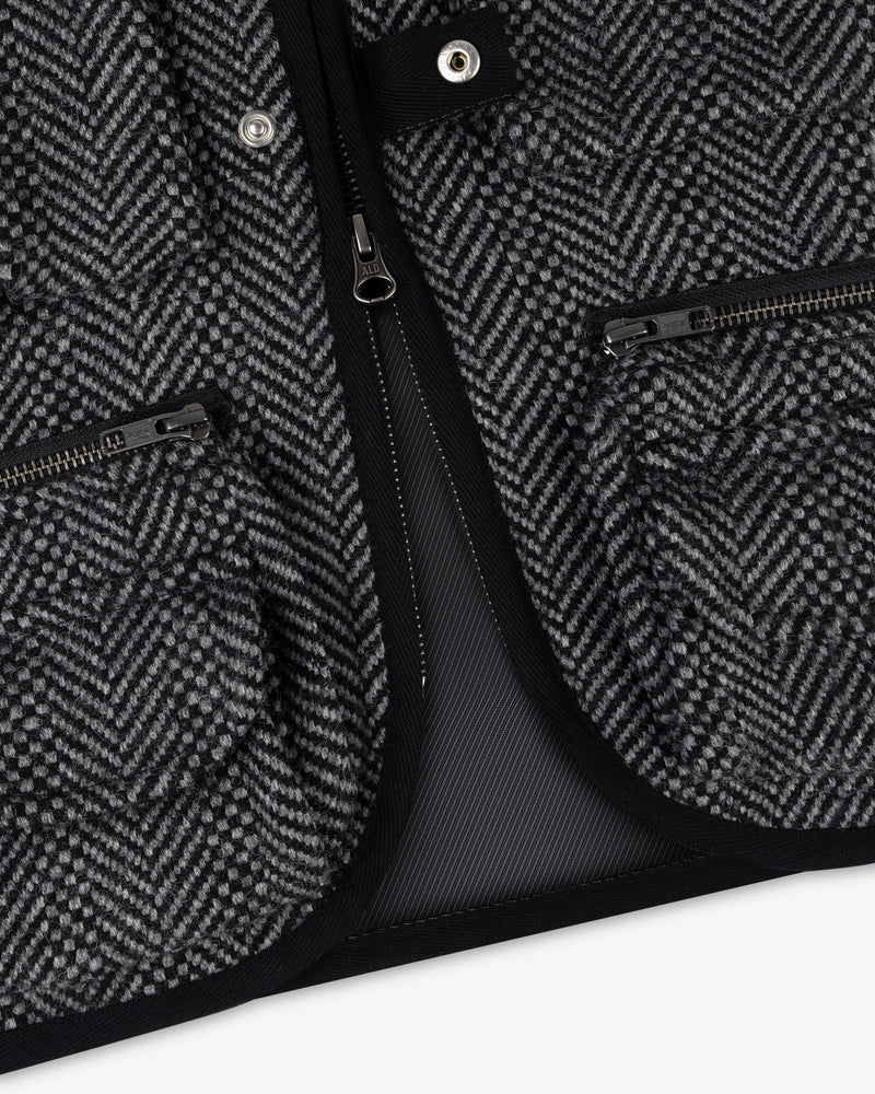 Wool Herringbone Fishing Vest