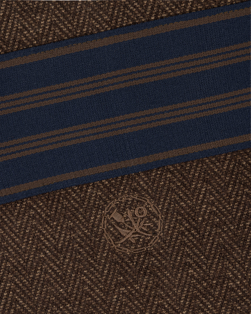 Wool Herringbone Track Jacket