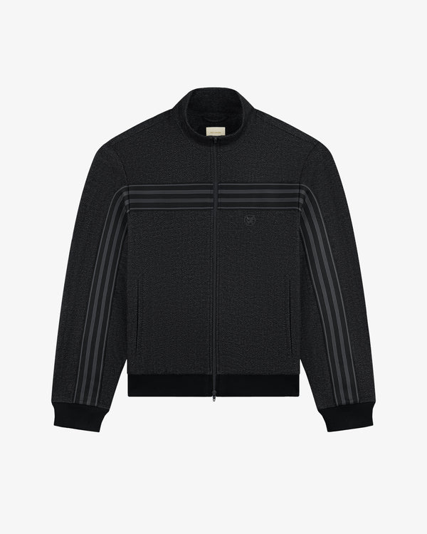 Wool Herringbone Track Jacket