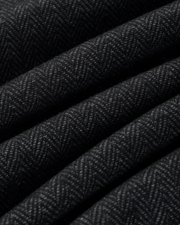 Wool Herringbone Track Jacket