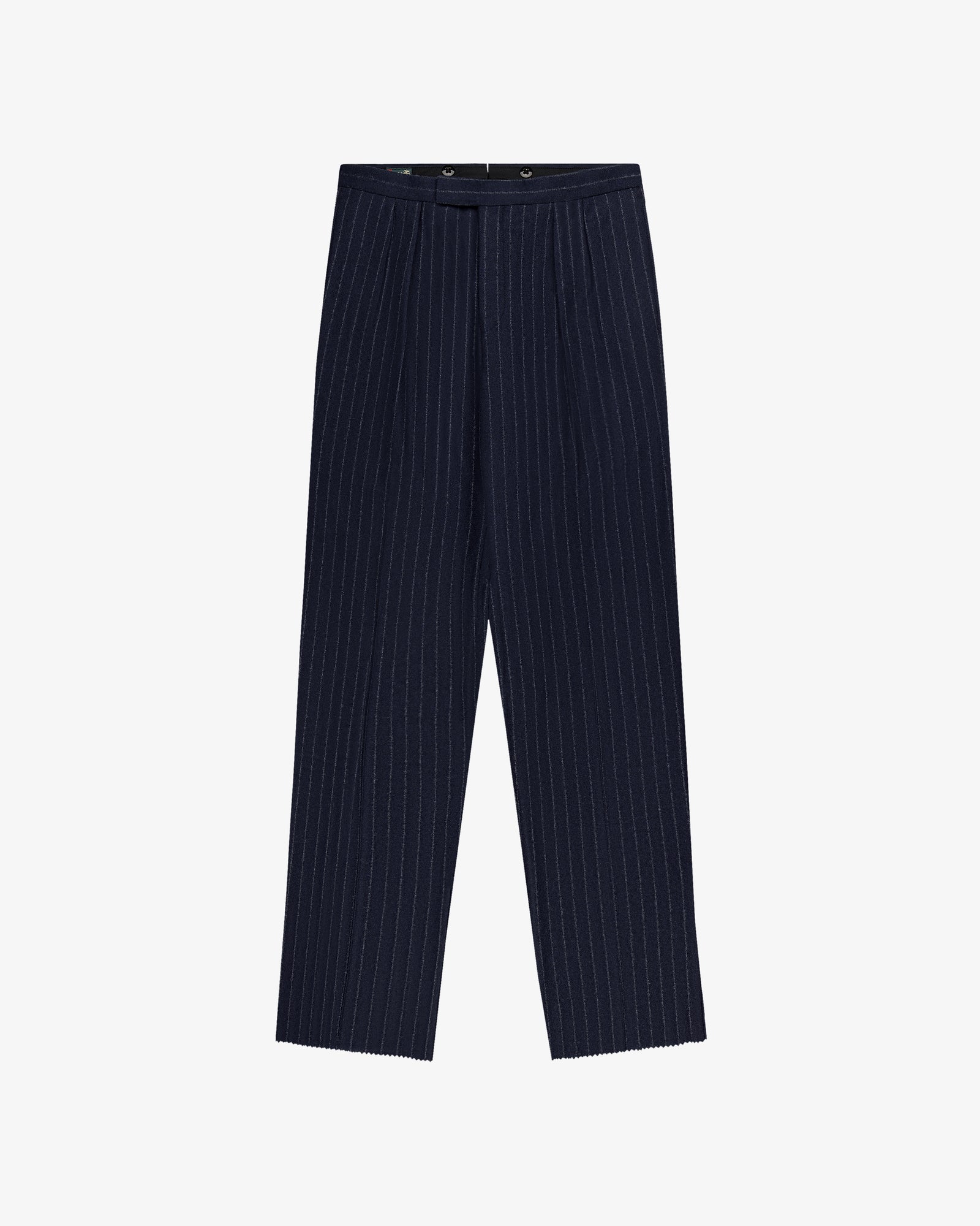 Pinstripe Wool Suit Trouser