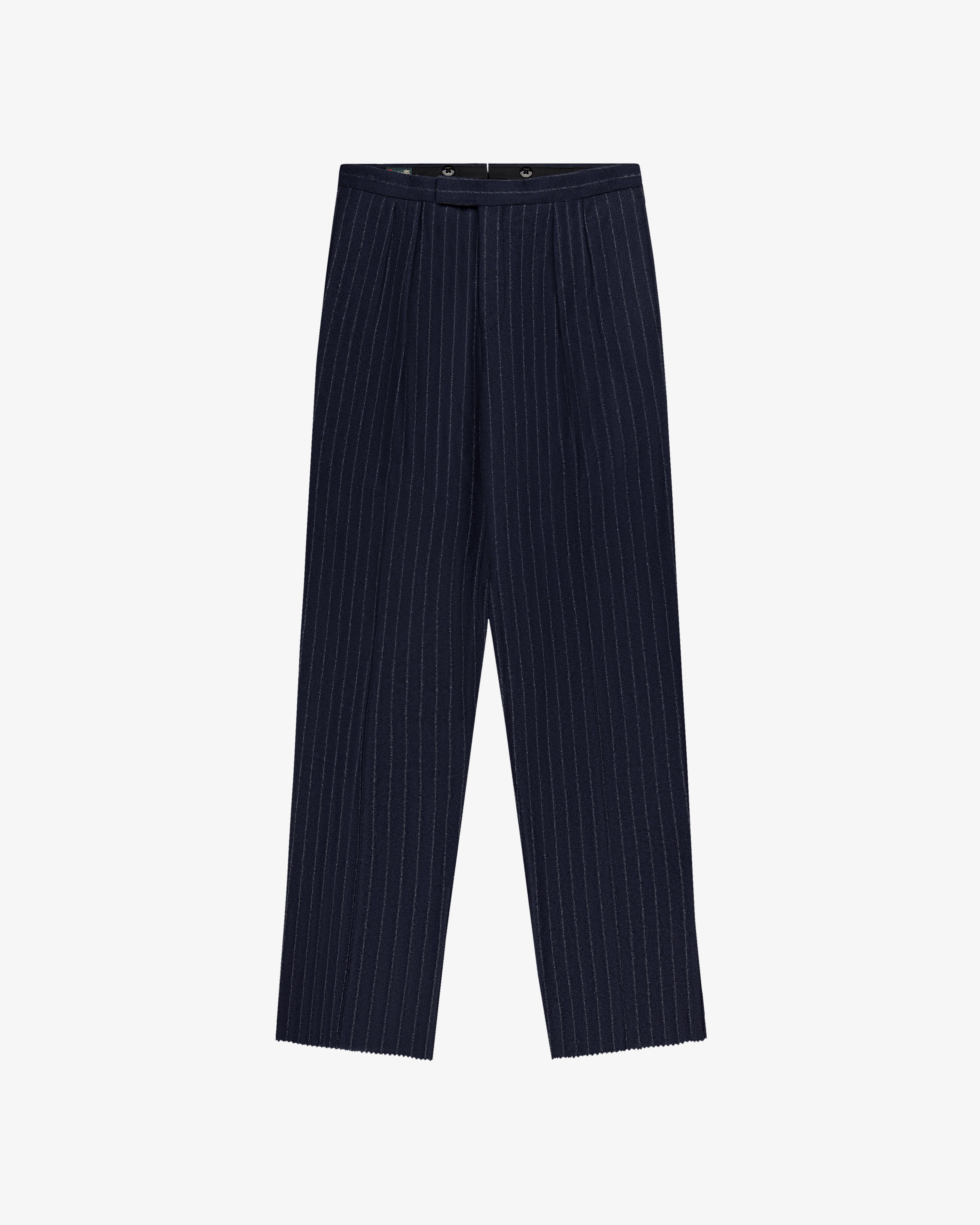 Pinstripe Wool Suit Trouser