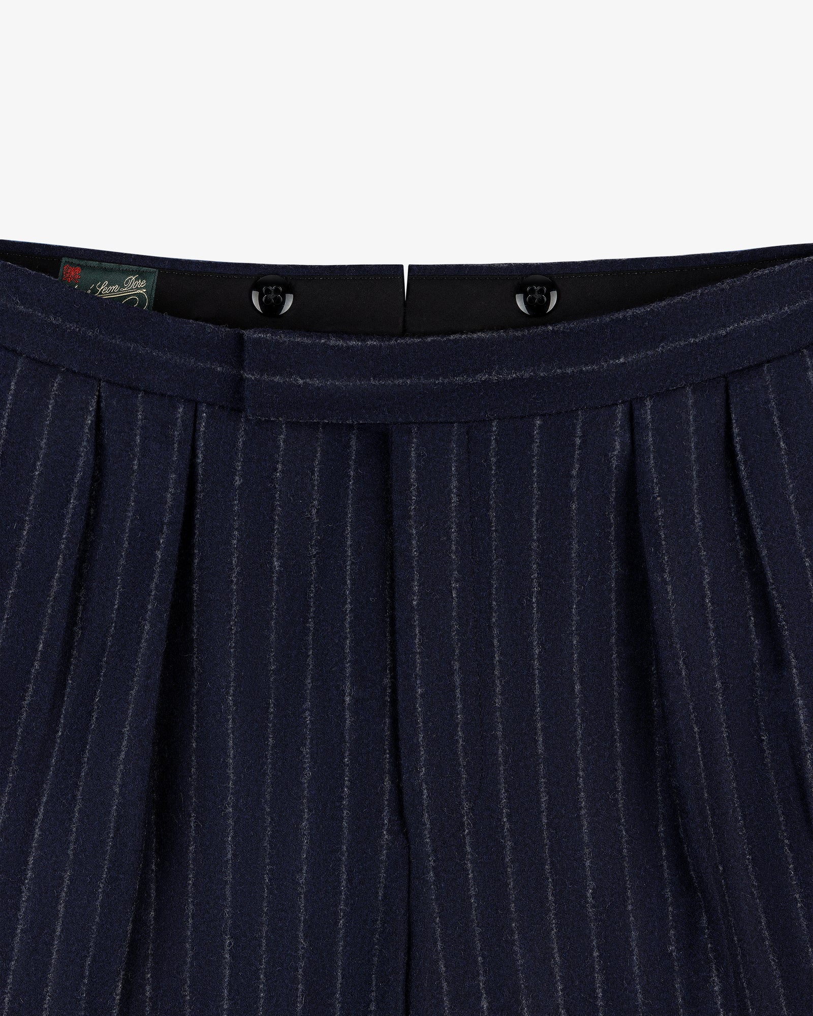 Pinstripe Wool Suit Trouser
