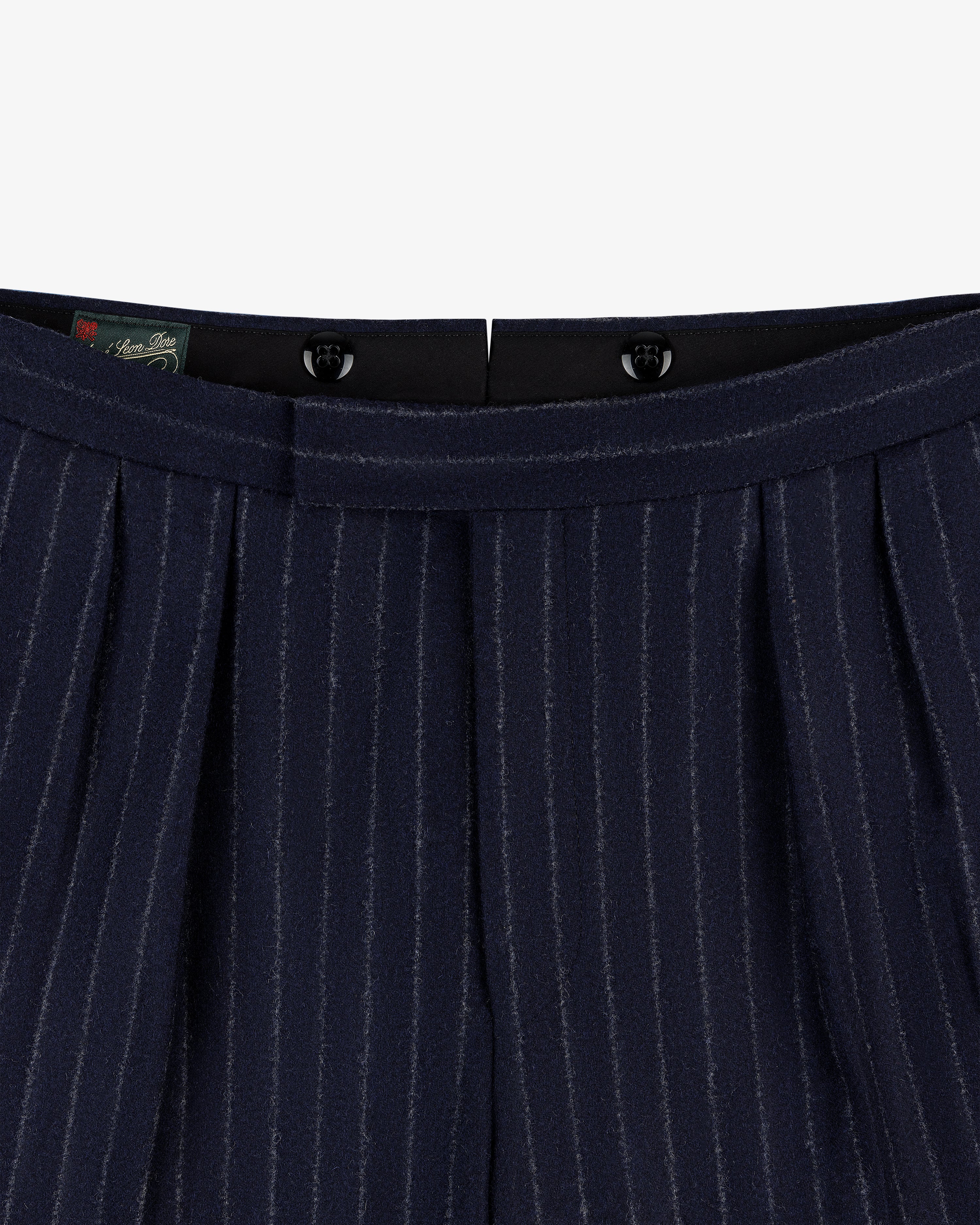 Pinstripe Wool Suit Trouser