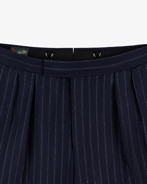 Pinstripe Wool Suit Trouser
