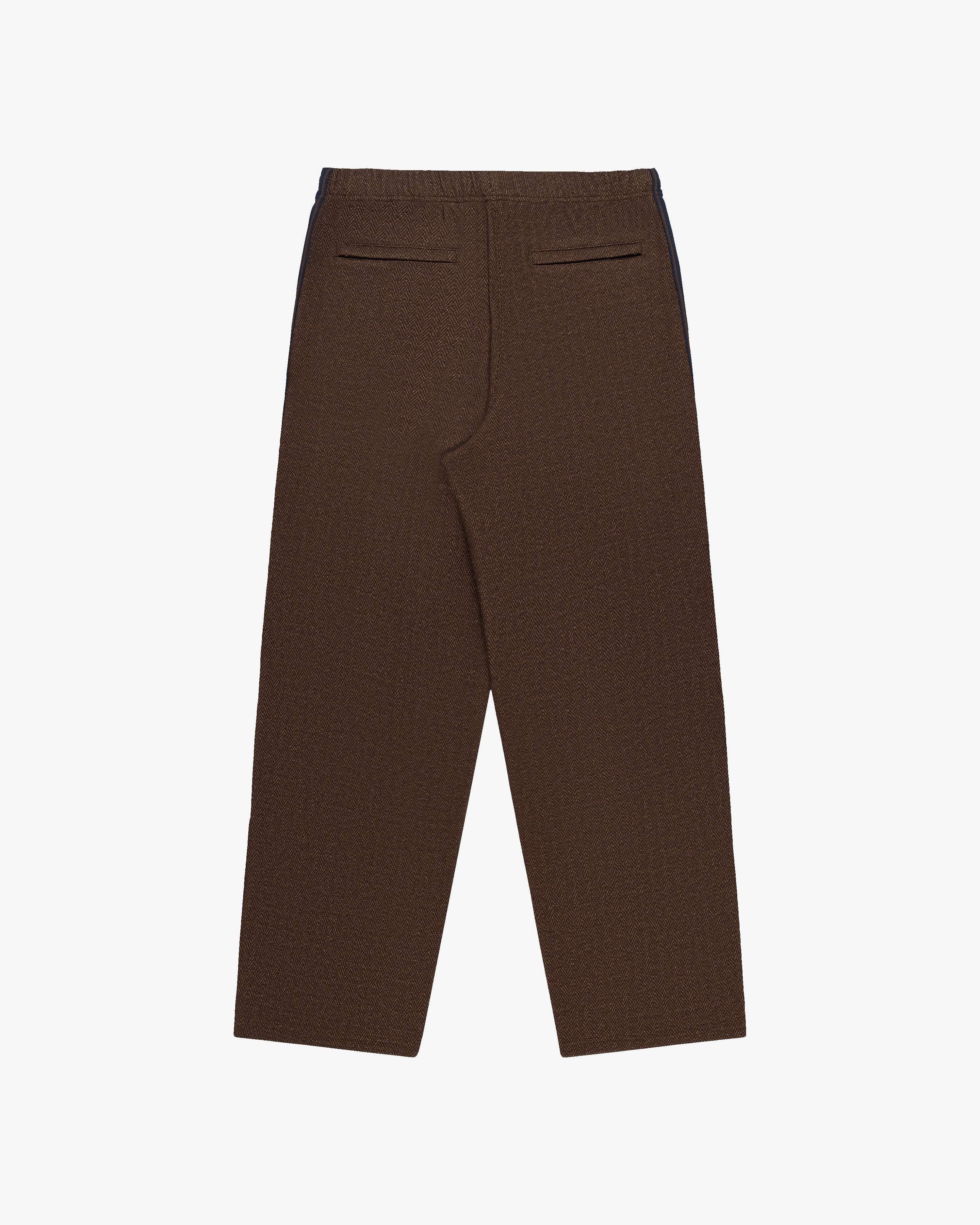 Wool Herringbone Track Pant