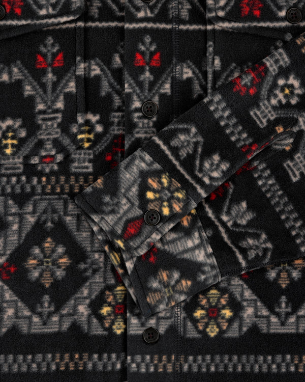 Lightweight Printed Fleece Shirt