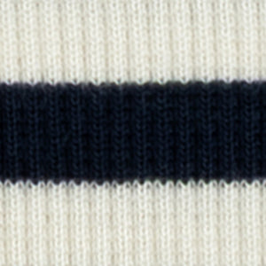 Color: Navy blazer / coconut milk stripe