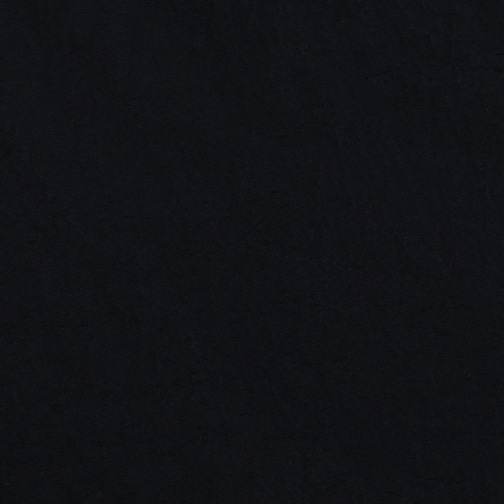 Solid black nylon ALD / Olympiacos F.C. Nylon Training Short.