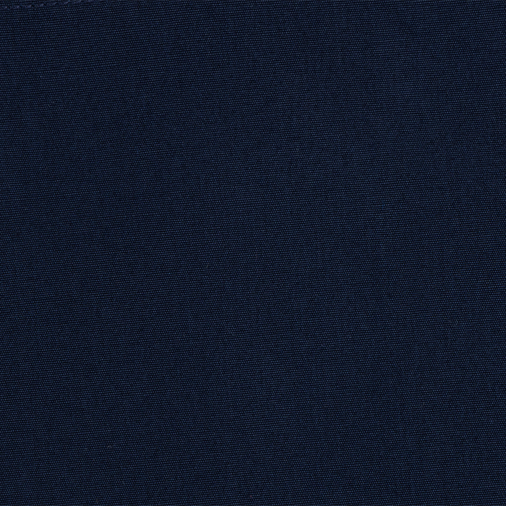 Close-up of Poplin Casual Shirt in dark blue with a fine diagonal weave and smooth texture.