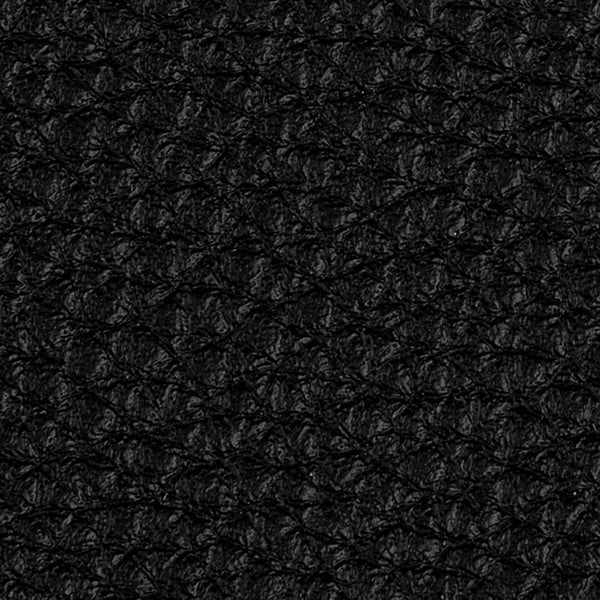 Close-up of a Small Leather Pouch's textured black surface with a repeating, dimpled pattern.