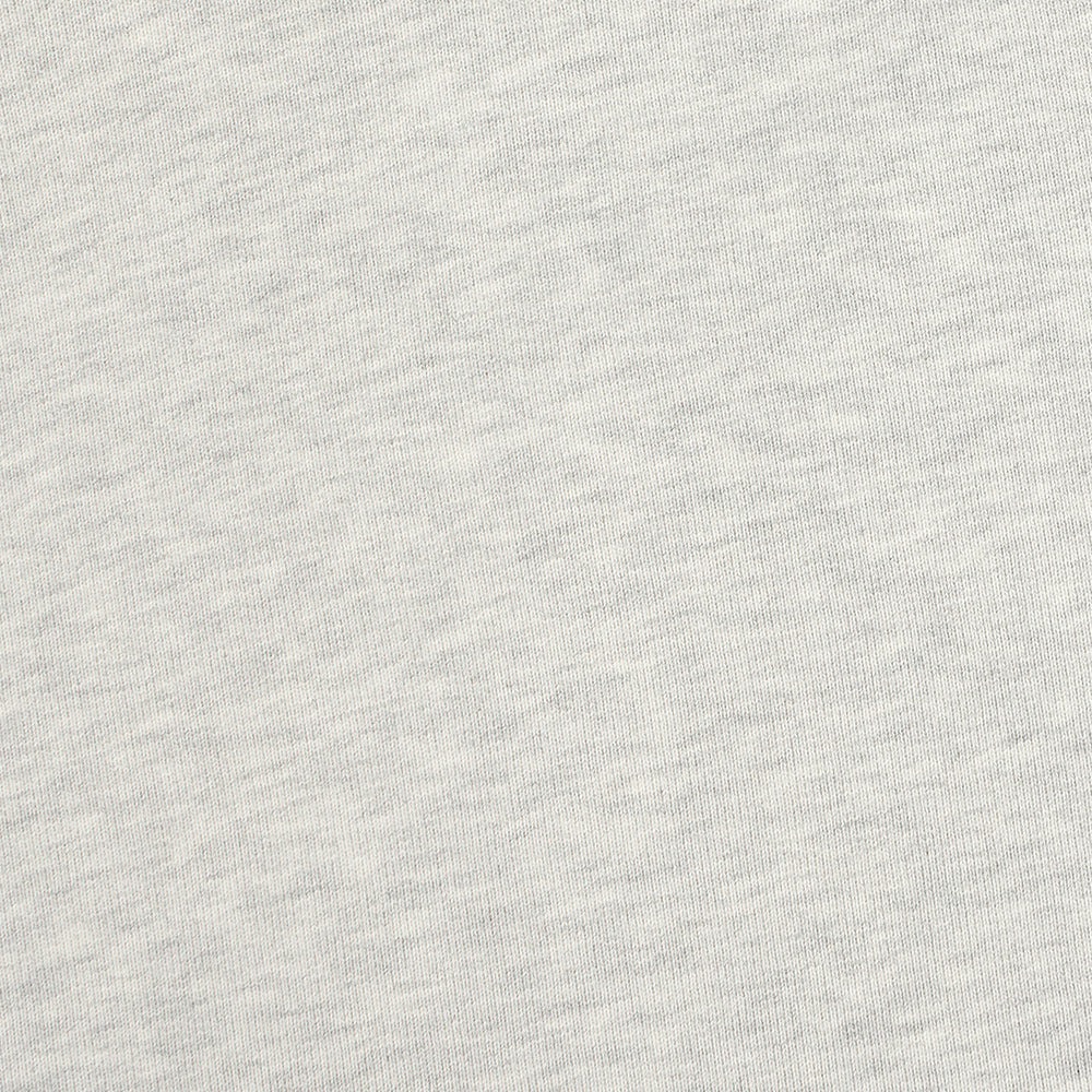 Light gray Micro Logo Crewneck Sweatshirt with soft, heathered fabric and subtle shade variations.