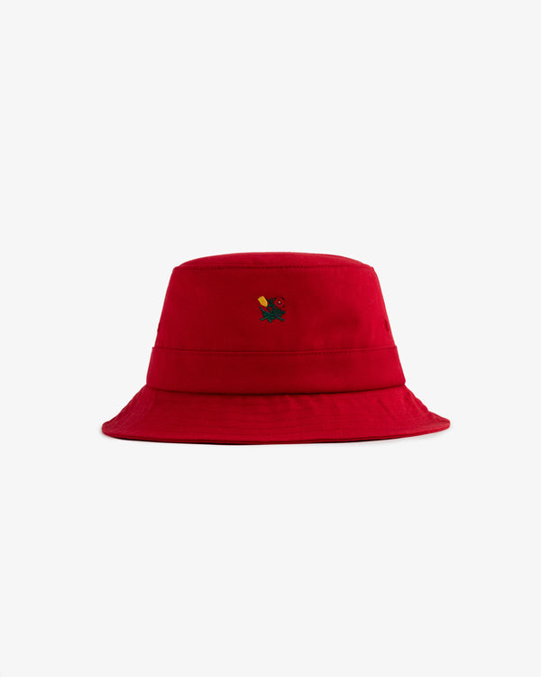 Brushed Crest Bucket Hat