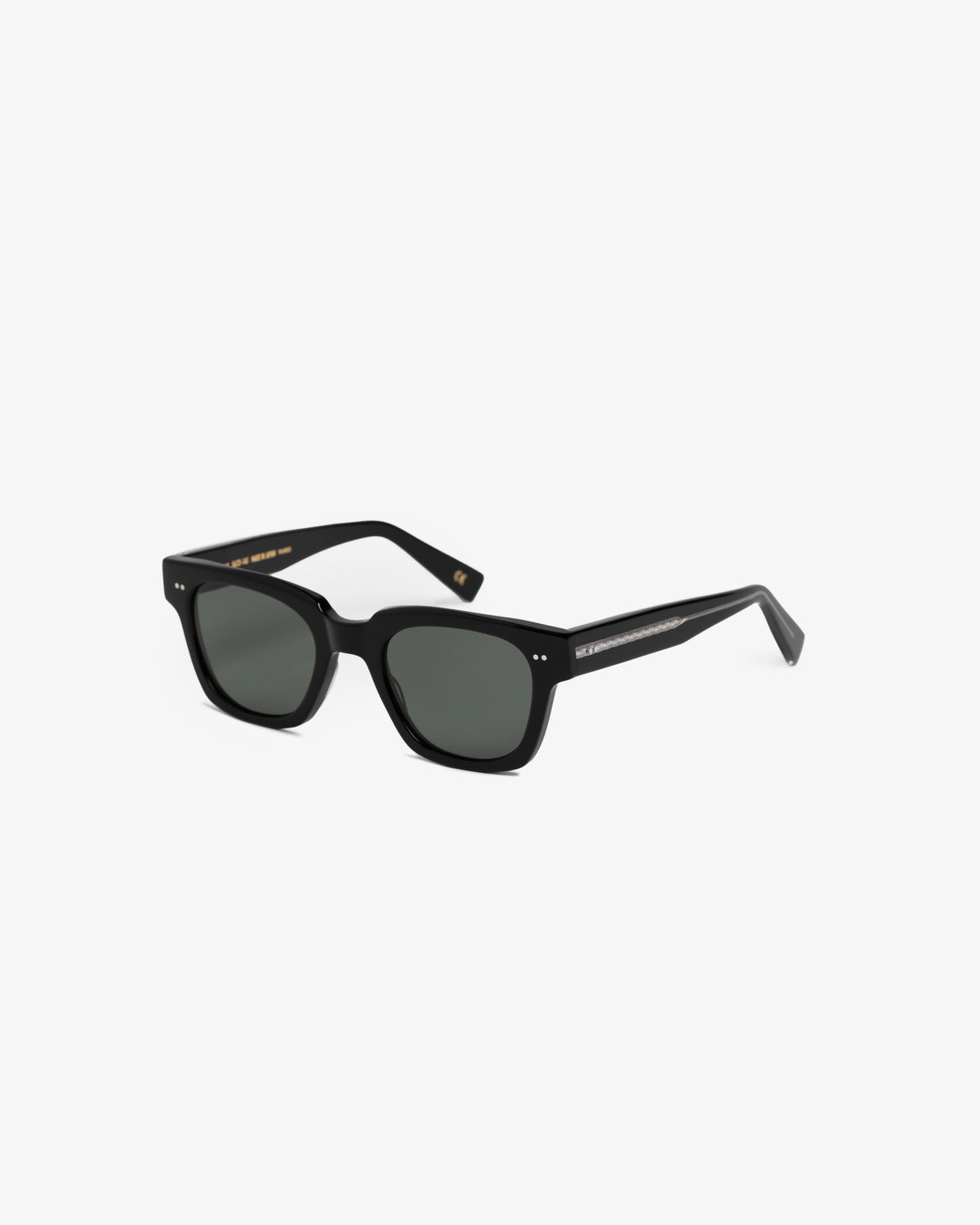 Gallo Sunglasses: black rectangular frames with dark lenses displayed on a plain white background.