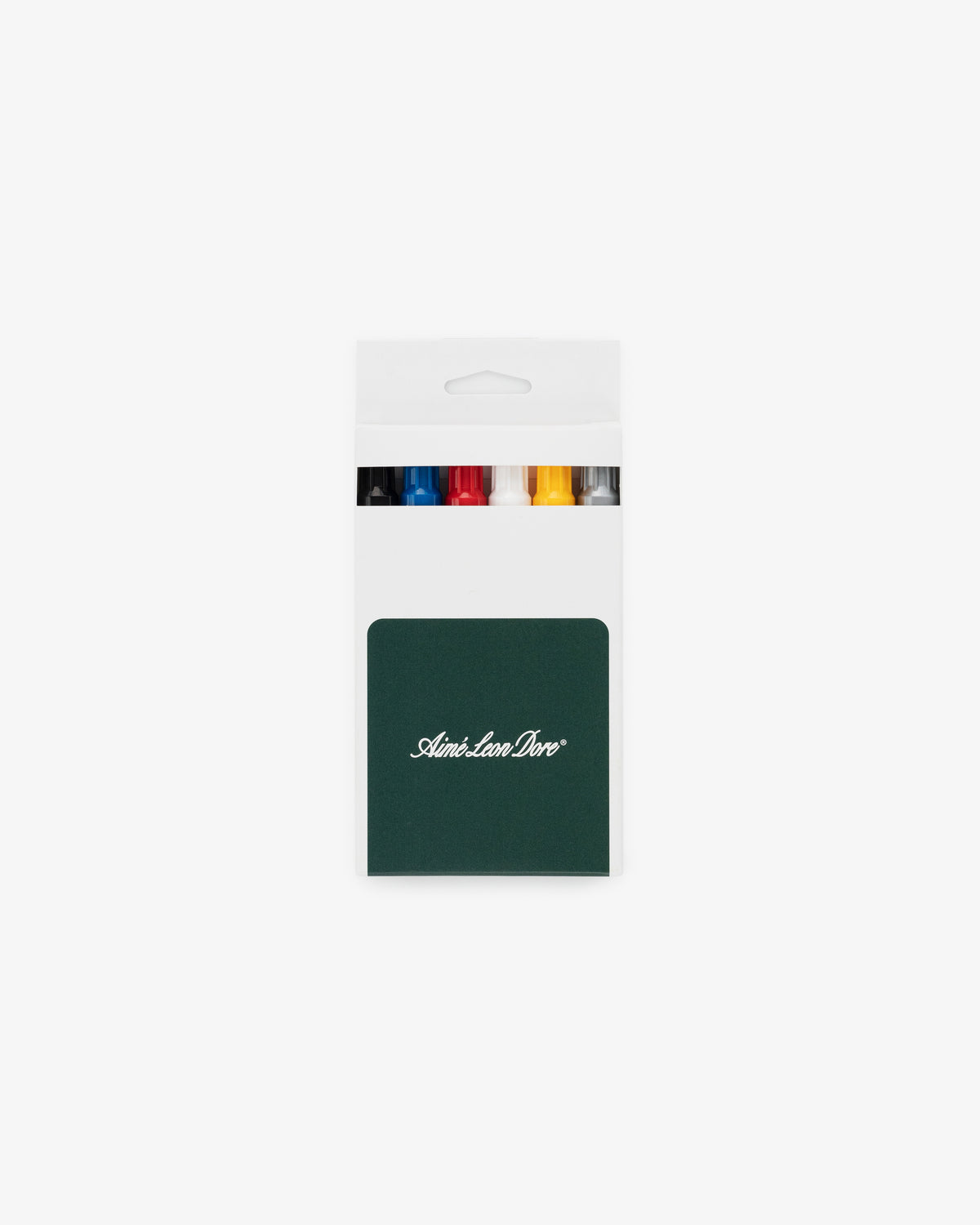 The Paint Marker Pack comes in a white box with a dark green label and clear top displaying the colored marker tips.