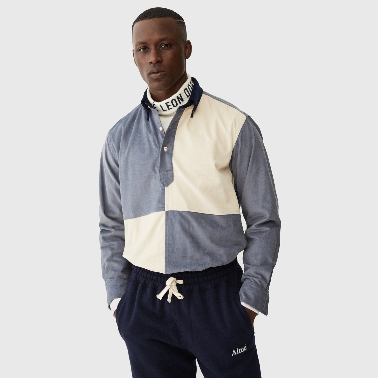 LS Turtleneck - Vintage White – Aimé Leon Dore EU LS Turtleneck - Vintage White – Aimé Leon Dore EU