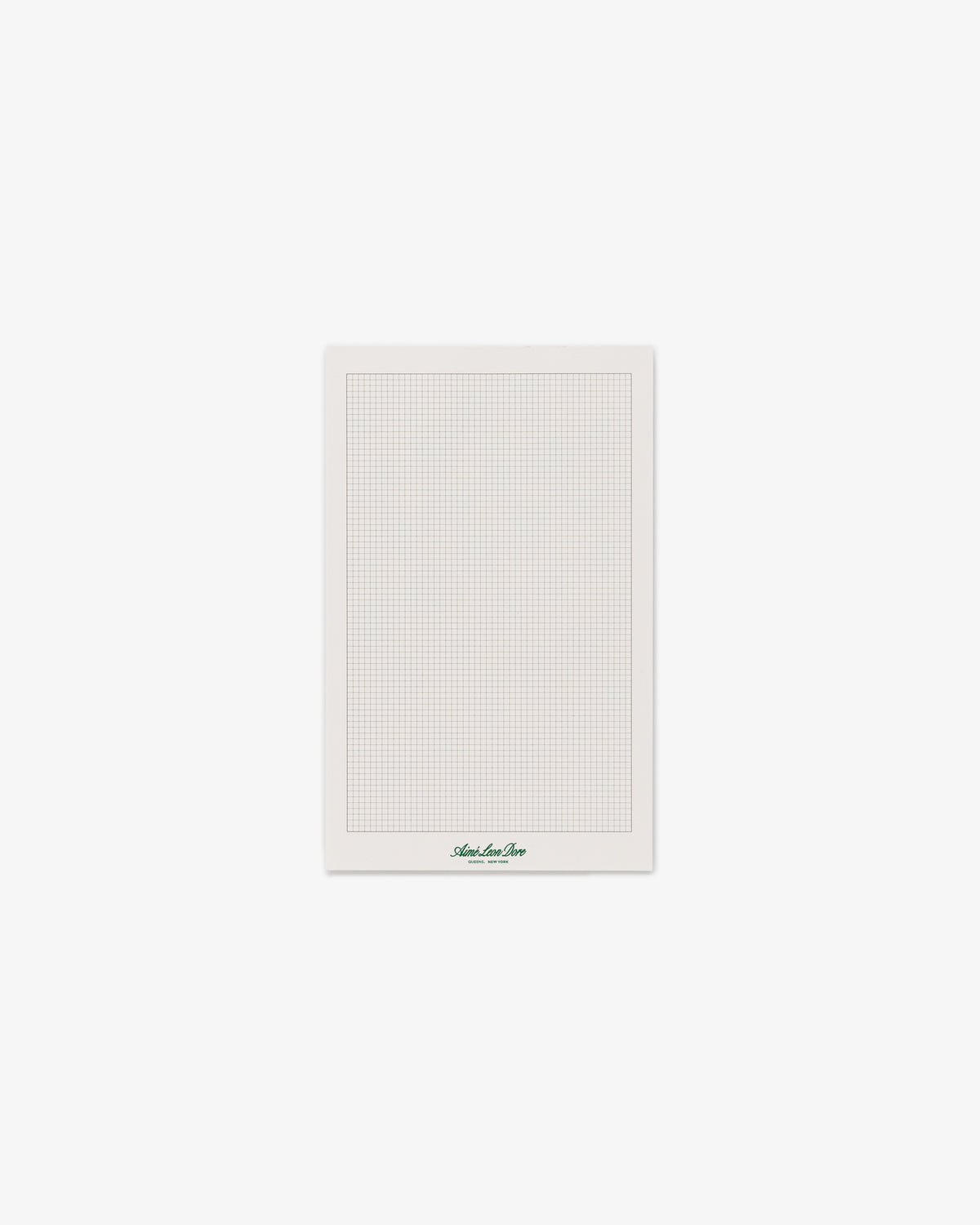 A Small Sketch Pad with white graph paper, fine grid pattern, and a bottom center label.