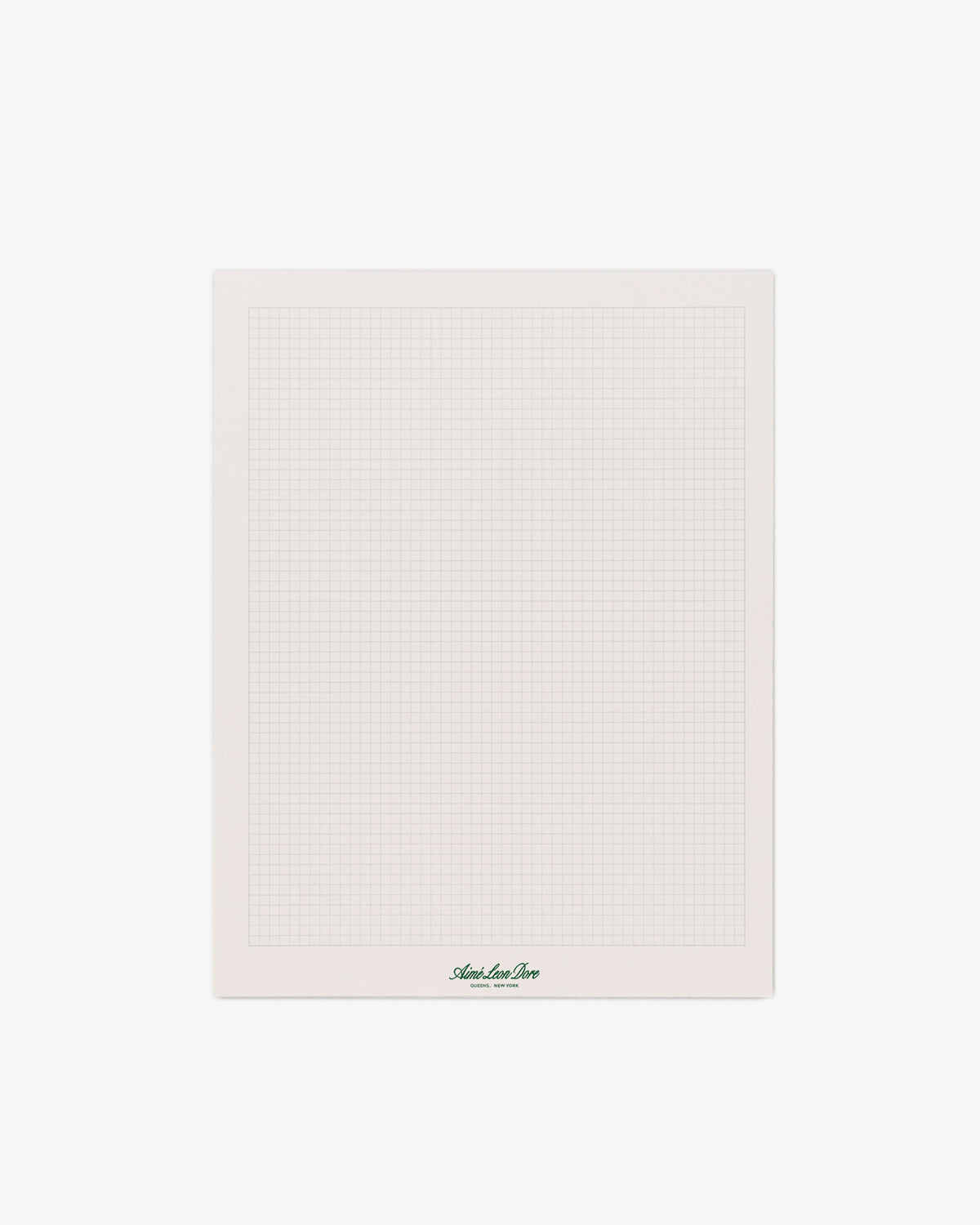 The Large Sketch Pad features white grid paper with light grey lines and a small green logo at the bottom center.