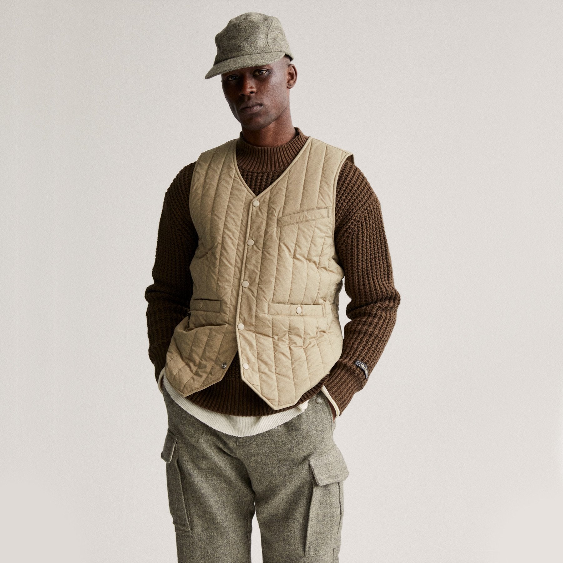 Aime Leon Dore x Woolrich Filled Vest Winter Twig Size XXL