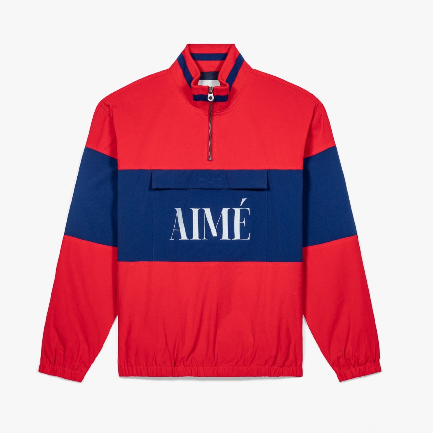 NYLON QUARTER ZIP PULLOVER - RED – Aimé Leon Dore EU NYLON QUARTER ZIP PULLOVER - RED – Aimé Leon Dore EU